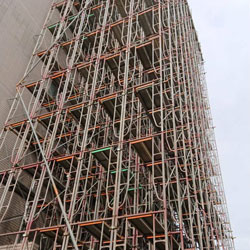 支保工ステージ足場